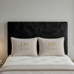 DS Living Muse Black King Size Plush Velvet Divan Bed - thumbnail 2
