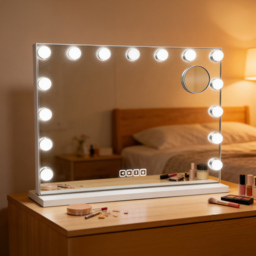Hollywood LED Wireless Vanity Mirror Silver - thumbnail 2