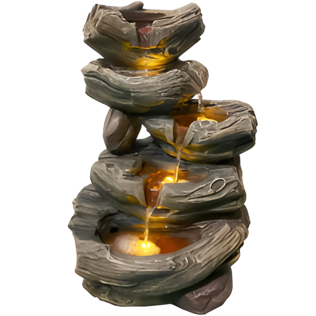 Tranquillity Arggle 5-Tier LED Water Feature