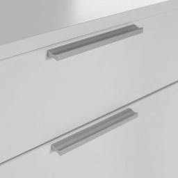 FWStyle White Single Door Single Drawer Coat Rack - thumbnail 3