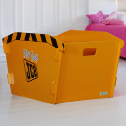 Kidsaw JCB Yellow Toy Box - thumbnail 1