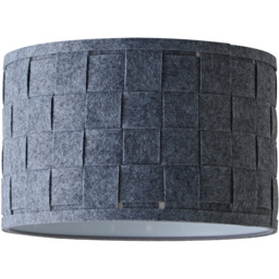 ValueLights Monza Grey Felt Weave Lamp Shade Large