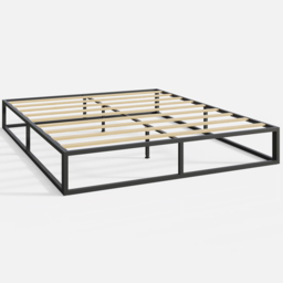 GFW Double Black Platform Bed Frame - thumbnail 3