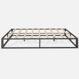 GFW Double Black Platform Bed Frame - thumbnail 4