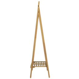 Living Elements Single Shelf Bamboo Foldable Garment Rack - thumbnail 4