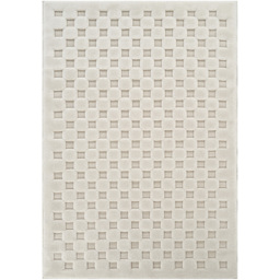 Desire Rugs Freya 3D Embossed Modern Cubed Design Rug Cream 290 x 200cm - thumbnail 1