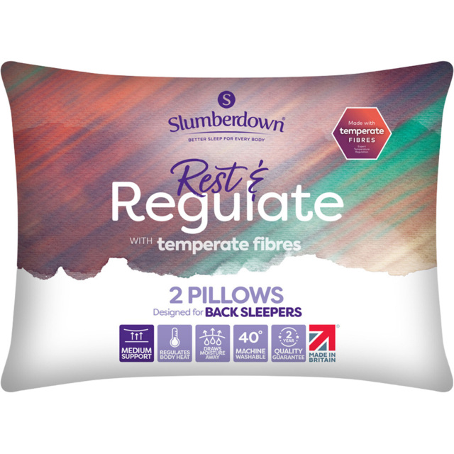 Slumberdown Rest and Regulate Pillow Pair