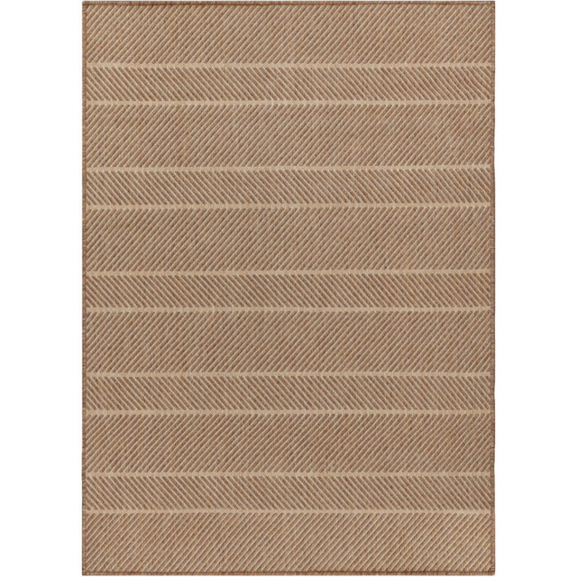 Yard Pentle Natural Jute Effect Indoor and Outdoor Rug 120 x 120cm - image 1