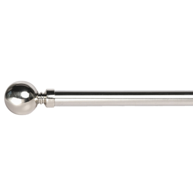 Ascot 120-210cm Extending Chrome Curtain Pole
