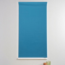 Plain Blackout Roller Blind Rich Teal 120 x 165cm