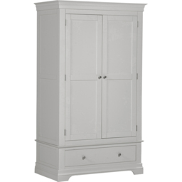 Seconique Bordeaux 2 Door Pebble Grey Wardrobe - thumbnail 2