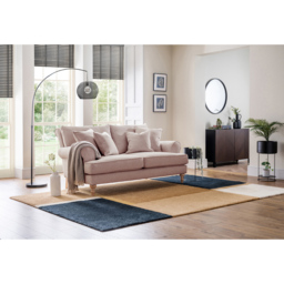 Eastwood Faro 2 Seater Small Soft Pink Sofa - thumbnail 3
