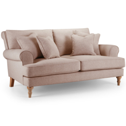 Eastwood Faro 2 Seater Small Soft Pink Sofa - thumbnail 2