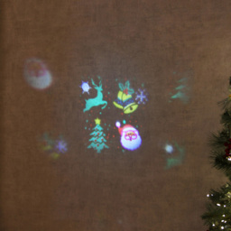 Black 4 Bright White LED Christmas Projector Light - thumbnail 4