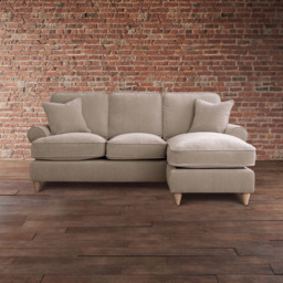 The Victoria 3 Seater Putty Right Hand Chaise Sofa - thumbnail 3