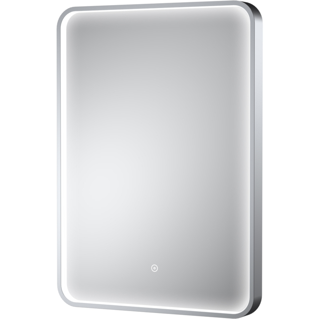 nuie Polished Chrome Framed LED Touch Sensor Mirror 700 x 500mm - image 1