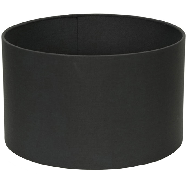 ValueLights Reni Small Charcoal Fabric Drum Shade - image 1