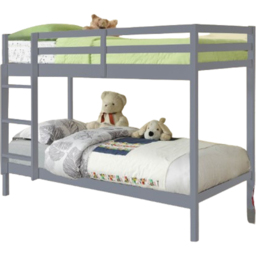 Comfy Living Single Grey Wooden Bunk Bed - thumbnail 2