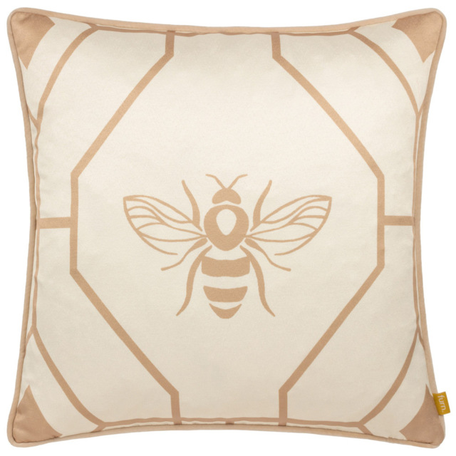 furn. Bee Deco Champagne Geometric Cushion - image 1