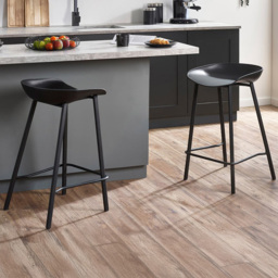 Julian Bowen Renzo Black Bar Stool Set of 2 - thumbnail 1