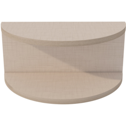 Decorotika Bella Cottonbeige Single Shelf Floating Bedside Stand - thumbnail 2