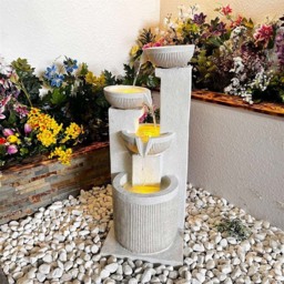 Tranquillity Diablo Pour Solar Powered LED Water Feature - thumbnail 2