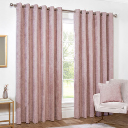 Divante Alden Dusty Pink Thermal Curtain 183 x 168cm