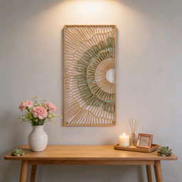 Organic Petal Panel Wall Art Natural - thumbnail 2