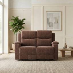 Ledbury 2 Seater Recliner Sofa Dark Brown - thumbnail 2