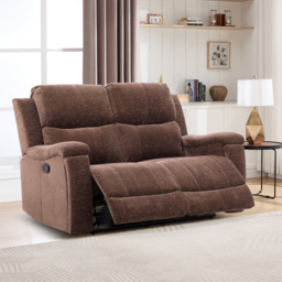 Ledbury 2 Seater Recliner Sofa Dark Brown - thumbnail 4
