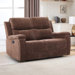 Ledbury 2 Seater Recliner Sofa Dark Brown - thumbnail 3