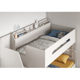 Flair Slick Staircase Grey Bunk Bed with Storage - thumbnail 2
