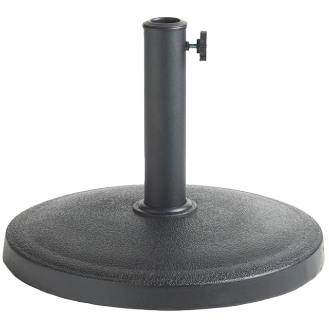 VonHaus Black Polyresin Parasol Base 12kg - image 1