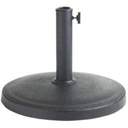 VonHaus Black Polyresin Parasol Base 12kg - thumbnail 1