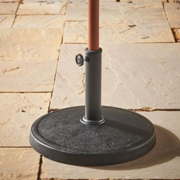 VonHaus Black Polyresin Parasol Base 12kg - thumbnail 2