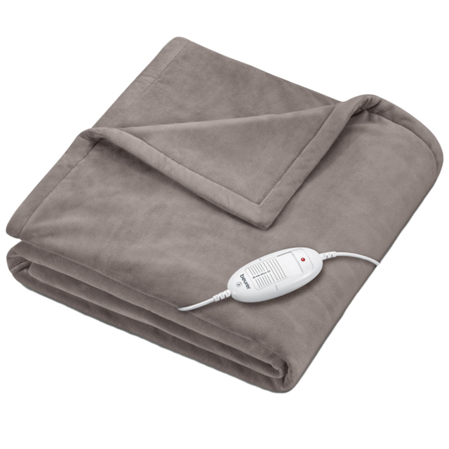 Beurer Taupe Cosy Heated Throw - image 1