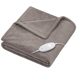 Beurer Taupe Cosy Heated Throw - thumbnail 1