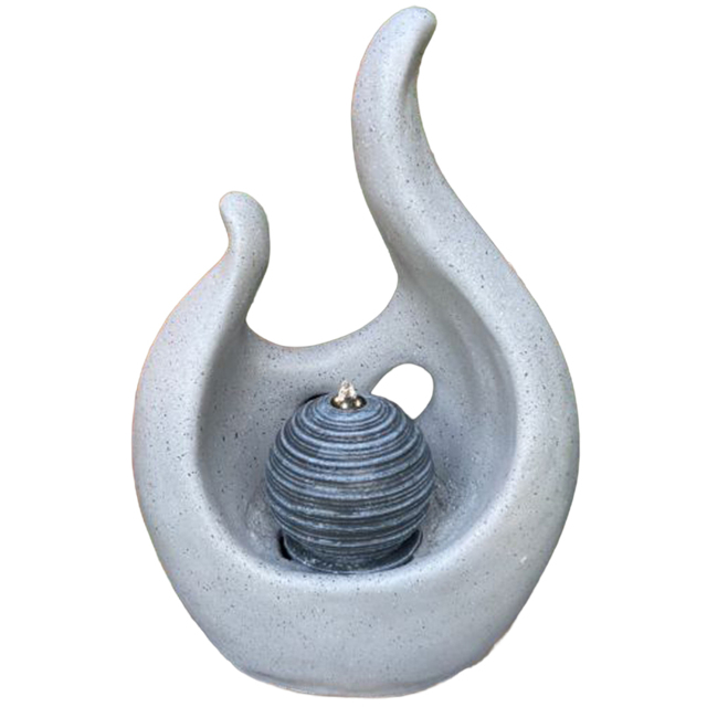 Tranquillity Abstract Flame Garden Decor - image 1