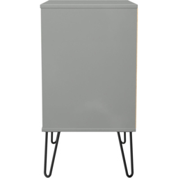 Crowndale Harlequin 3 Drawer Dusk Grey Midi Chest of Drawers Ready Assembled - thumbnail 4