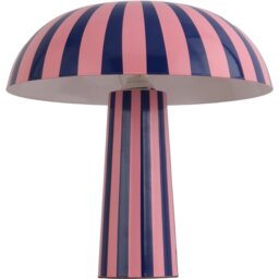 Kenna Dome Shape Stripe Table Lamp - thumbnail 1