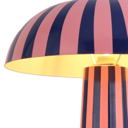 Kenna Dome Shape Stripe Table Lamp - thumbnail 4