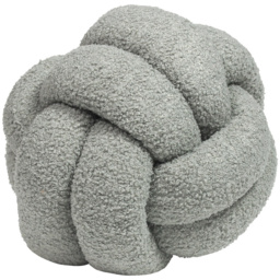 furn. Boucle Silver Knot Fleece Cushion