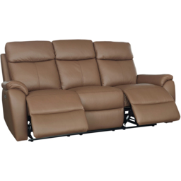 Aspire Kingsmere 3 Seater Tan Power Recliner Sofa - thumbnail 4