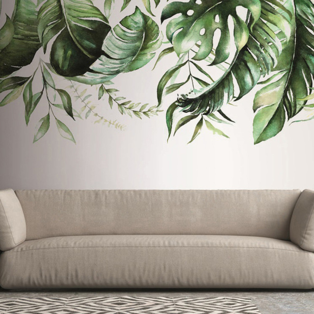 A.S Creation Watercolour leaves Digital Wall Mural - image 1