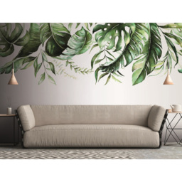 A.S Creation Watercolour leaves Digital Wall Mural - thumbnail 3