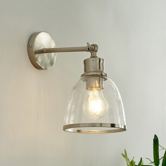 Windermere Wall Light - Satin Nickel
