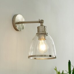 Windermere Wall Light - Satin Nickel - thumbnail 1