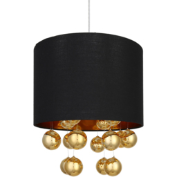 Black and Gold Orb Droplets Pendant Light - thumbnail 1