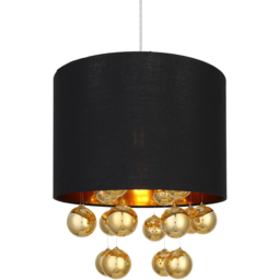 Black and Gold Orb Droplets Pendant Light - thumbnail 3