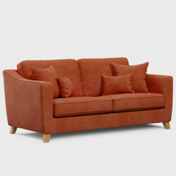 Marlon City Terracotta 2 Seater Medium Sofa - thumbnail 2
